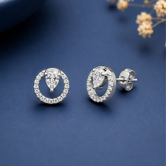 Diamond stud earring