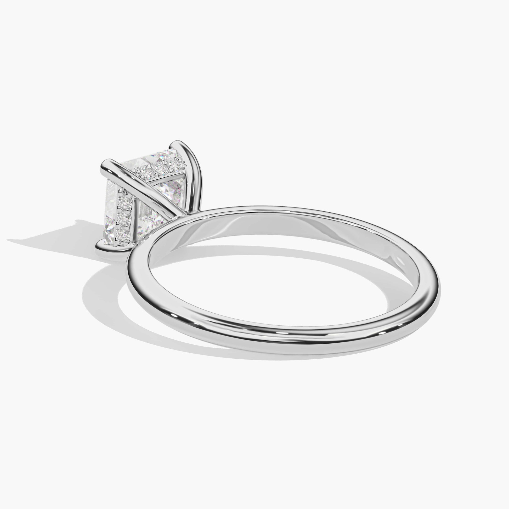 engagement silver ring for women​