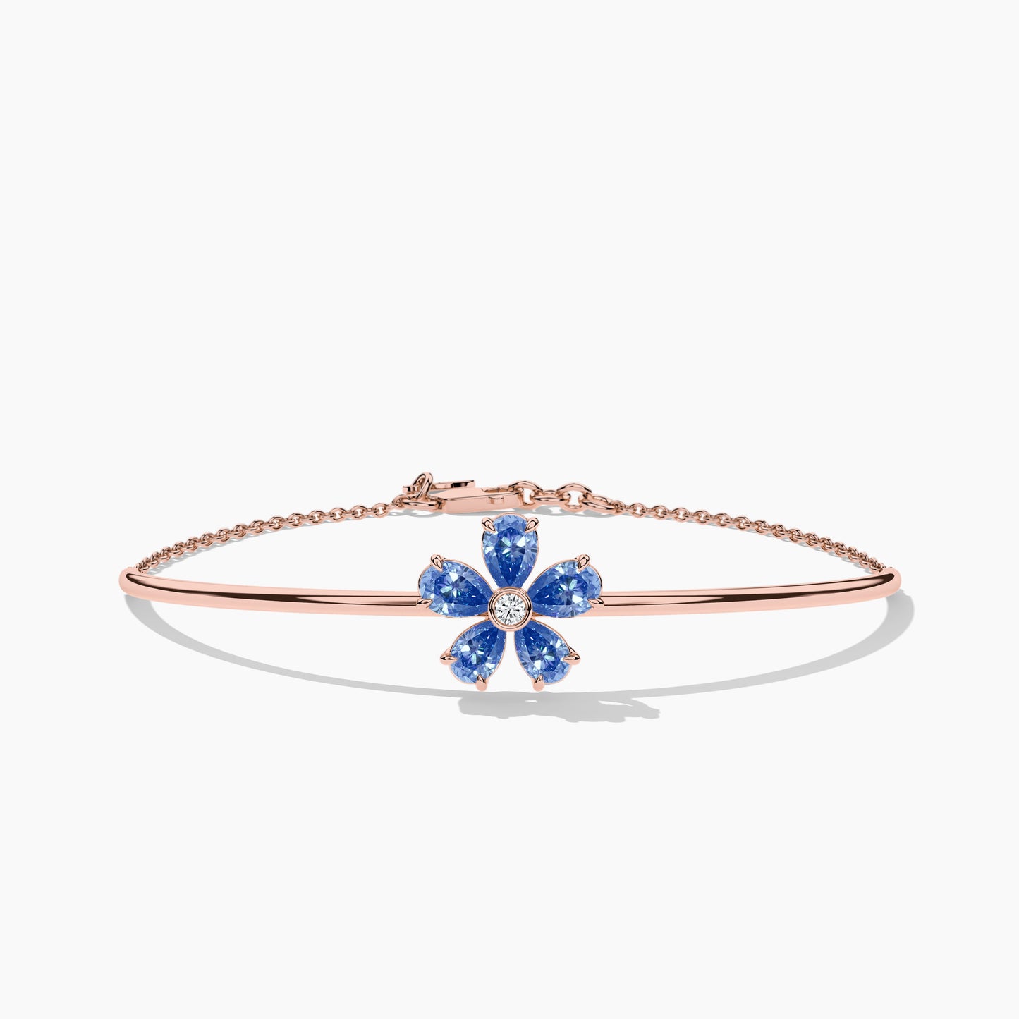 blue diamond bangle bracelet