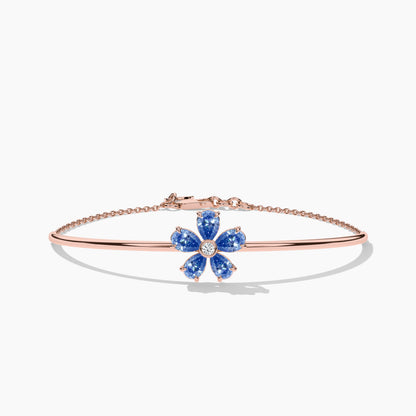 blue diamond bangle bracelet