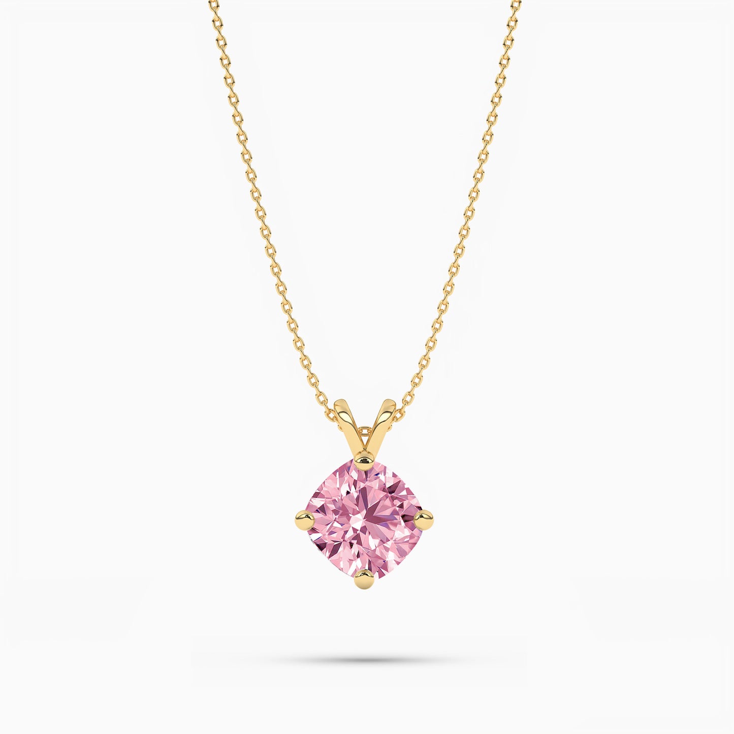 Yellow gold plated Forever love mecklace