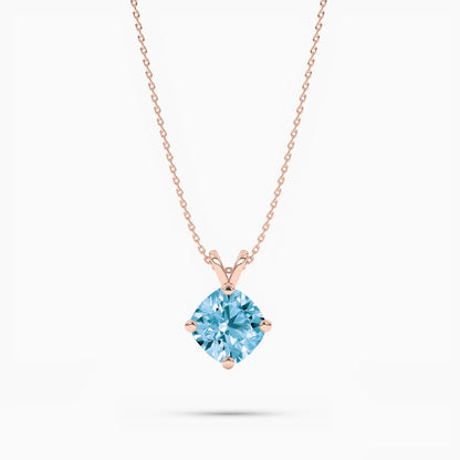 Ocean Love Small Silver Pendant Necklace