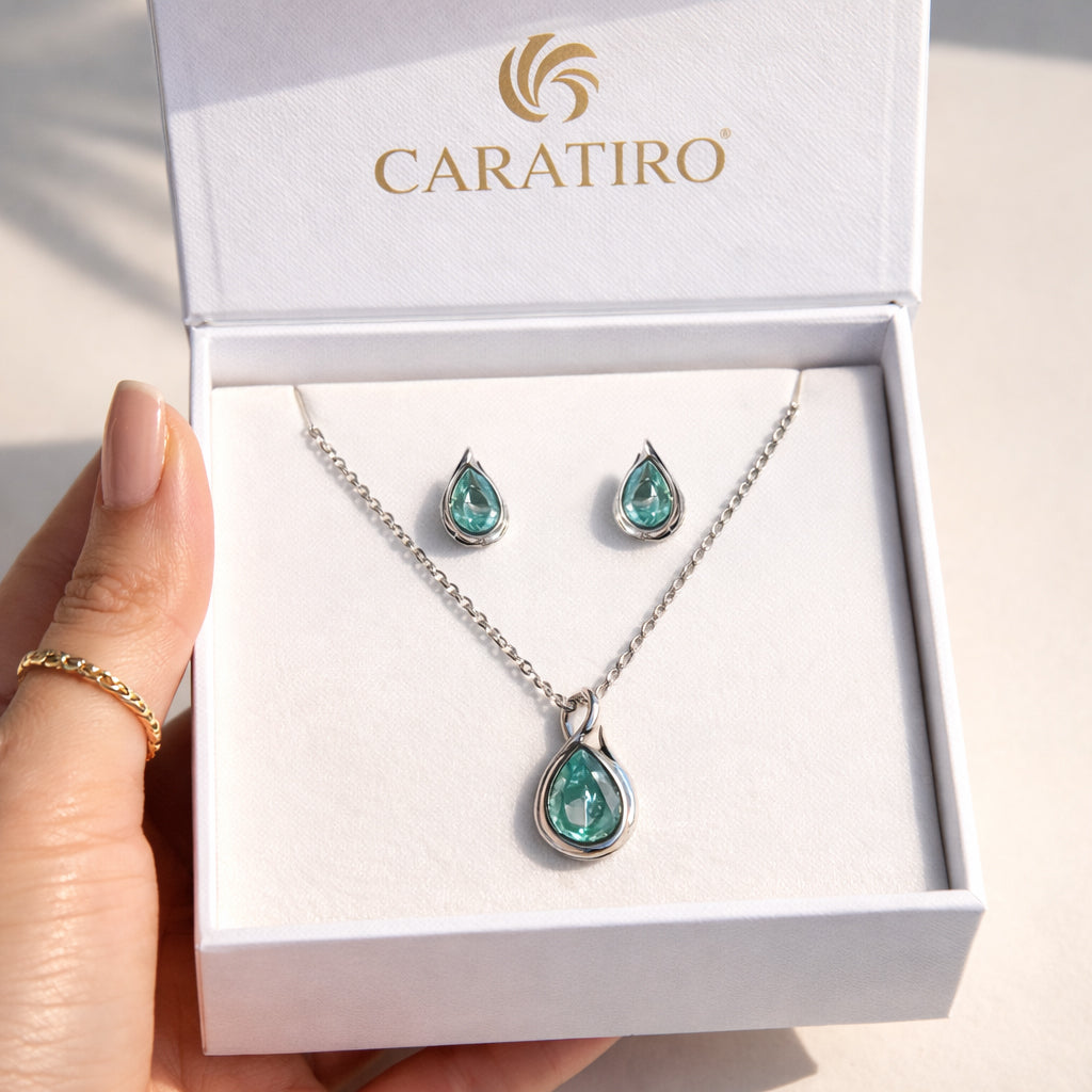 Blue diamond pendant caratiro