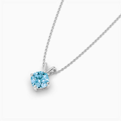 Ocean Love Small Silver Pendant Necklace
