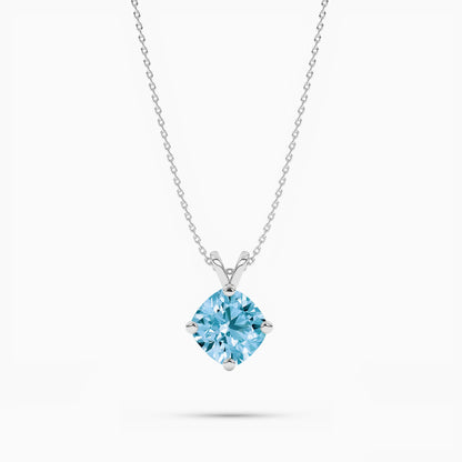 Ocean Love Small Silver Pendant Necklace