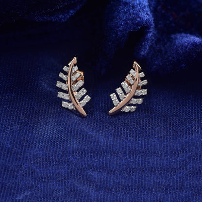 chinar leaf earrings