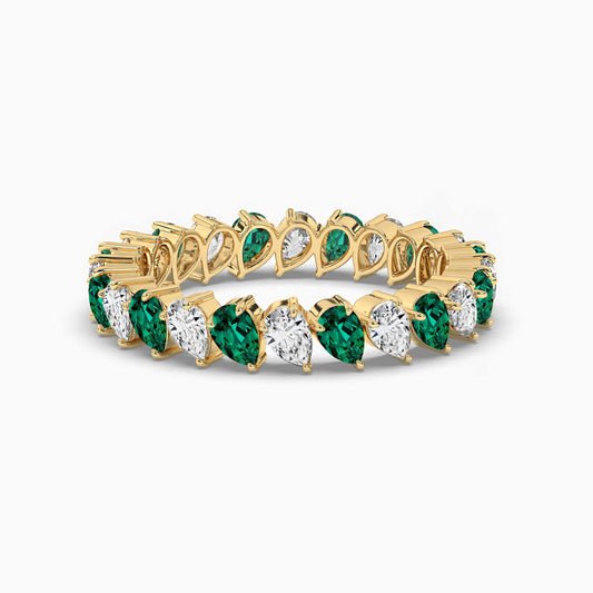 Pear wedding band