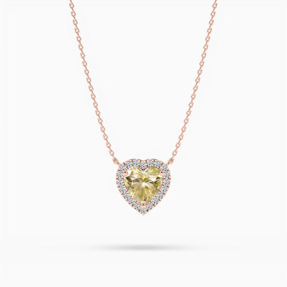 yellow Eternal love Pendant