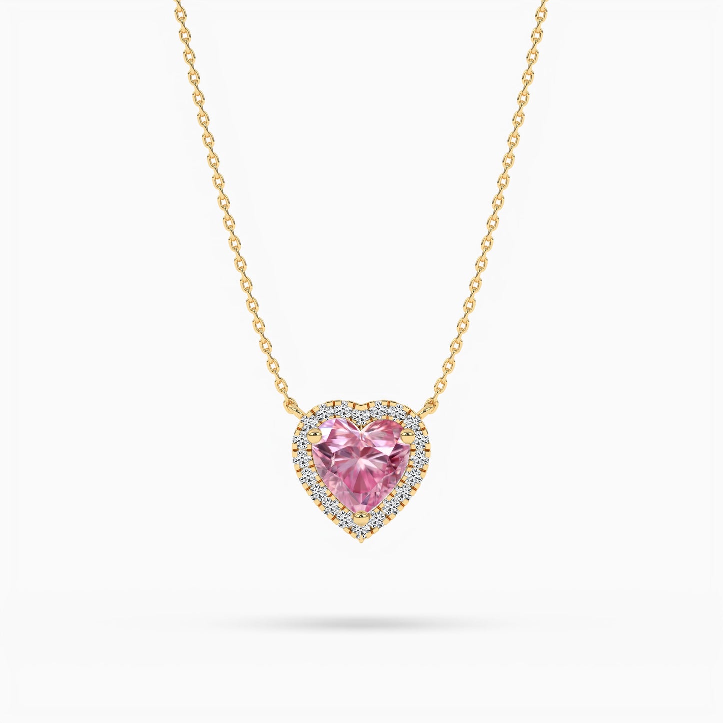 pink Love Diamond Pendant