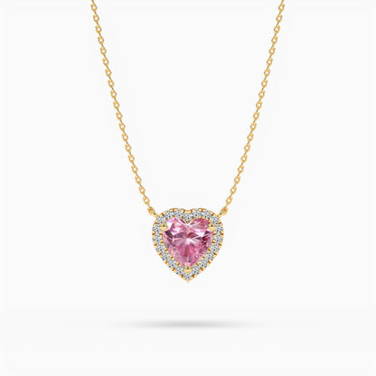 pink Love Diamond Pendant