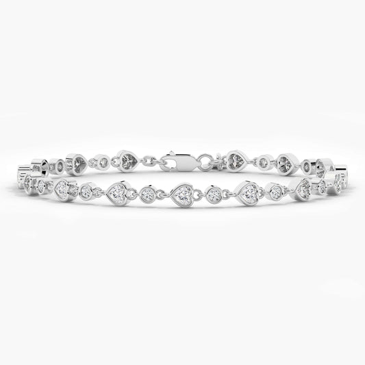 women's heart bracelets