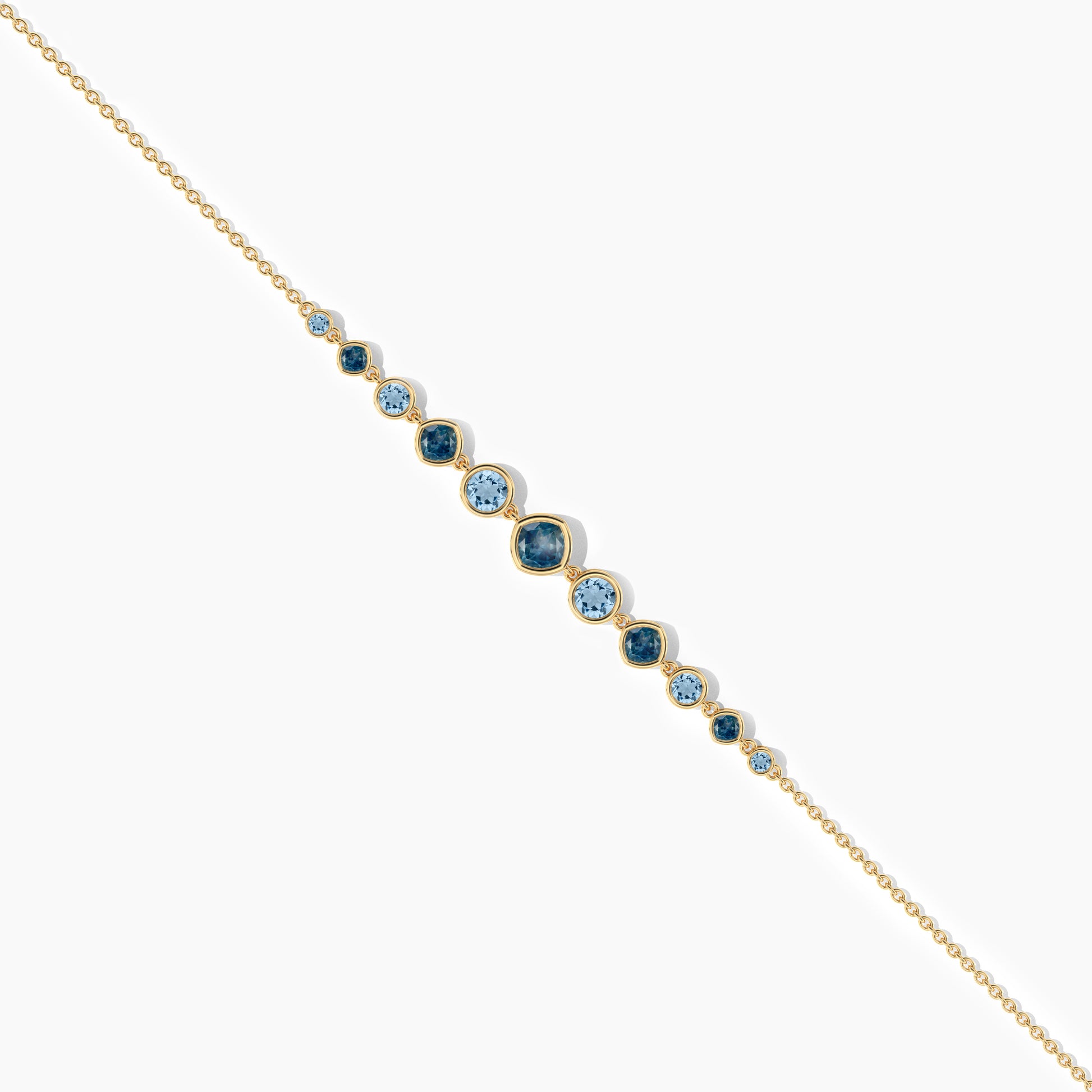 blue diamond necklace