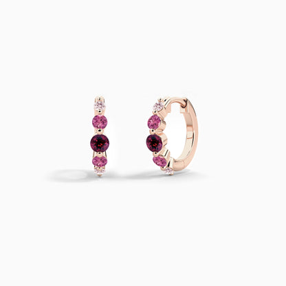 pink earrings