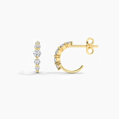 hoop design earrings
