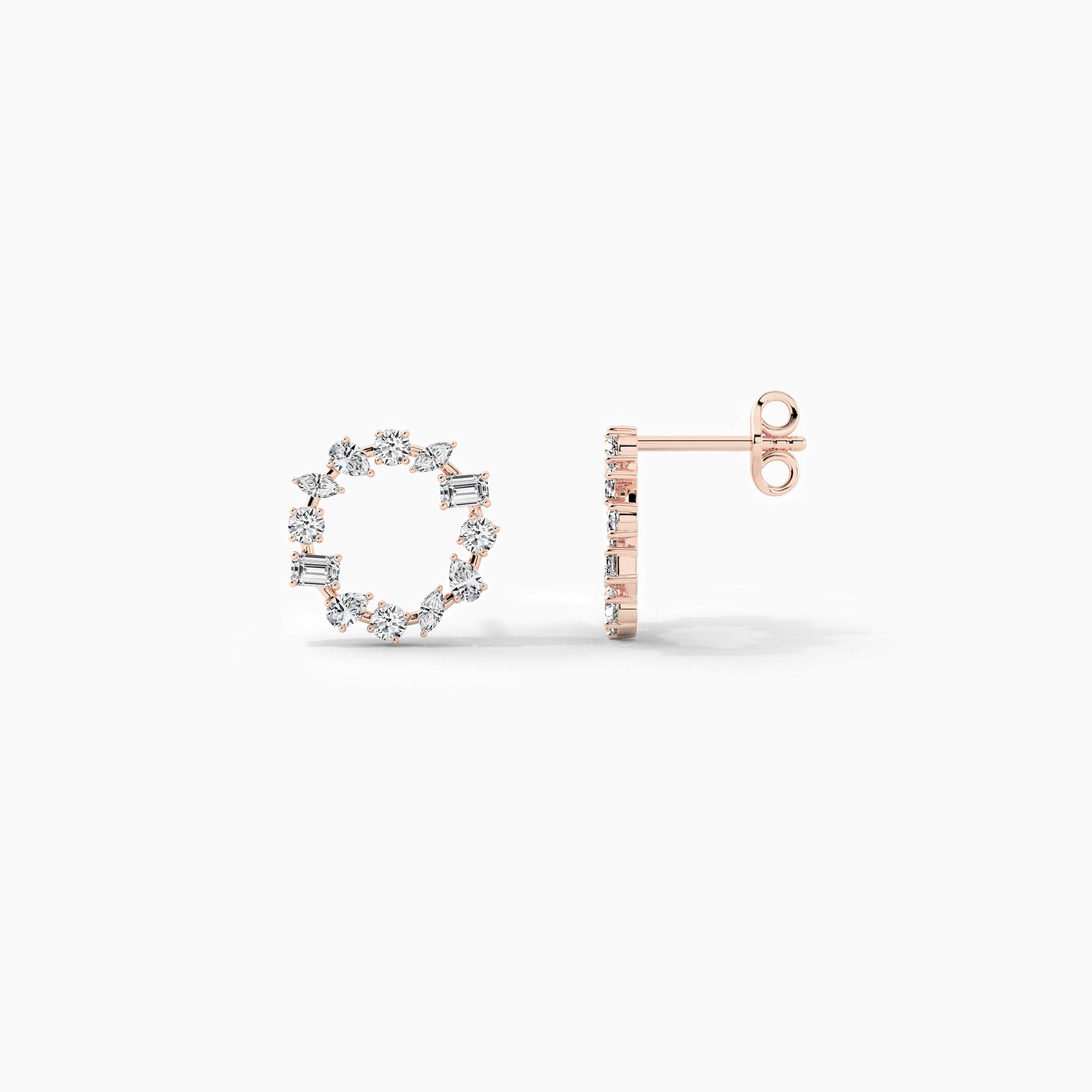 round hoop earrings