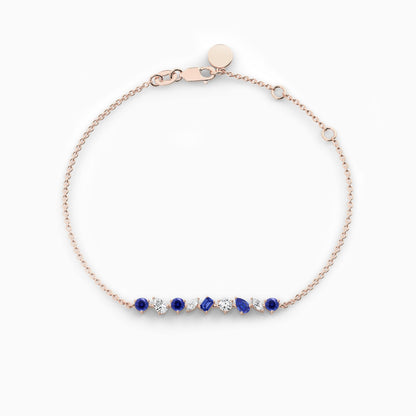 blue sapphire bracelet​