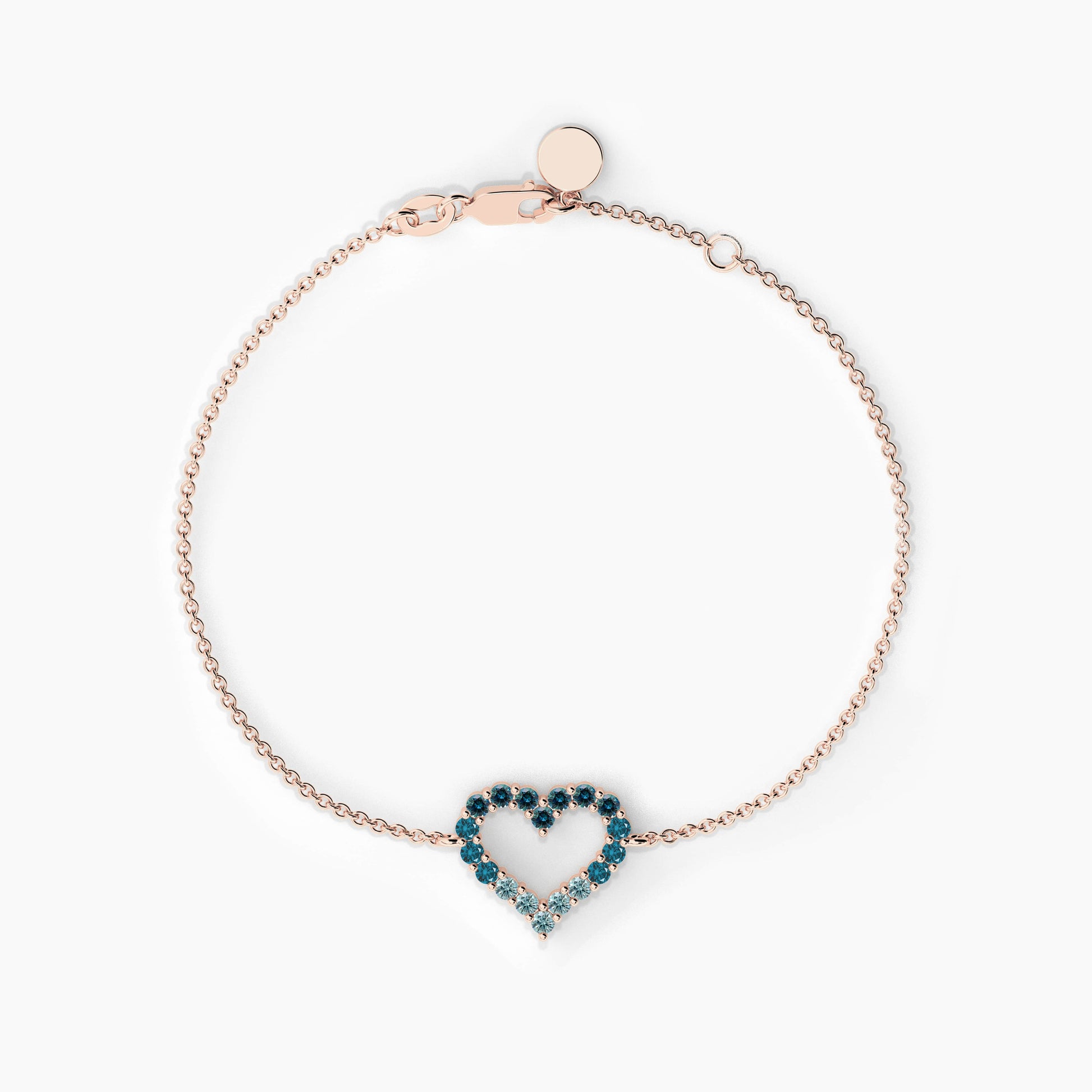 925 sterling silver blue bracelet