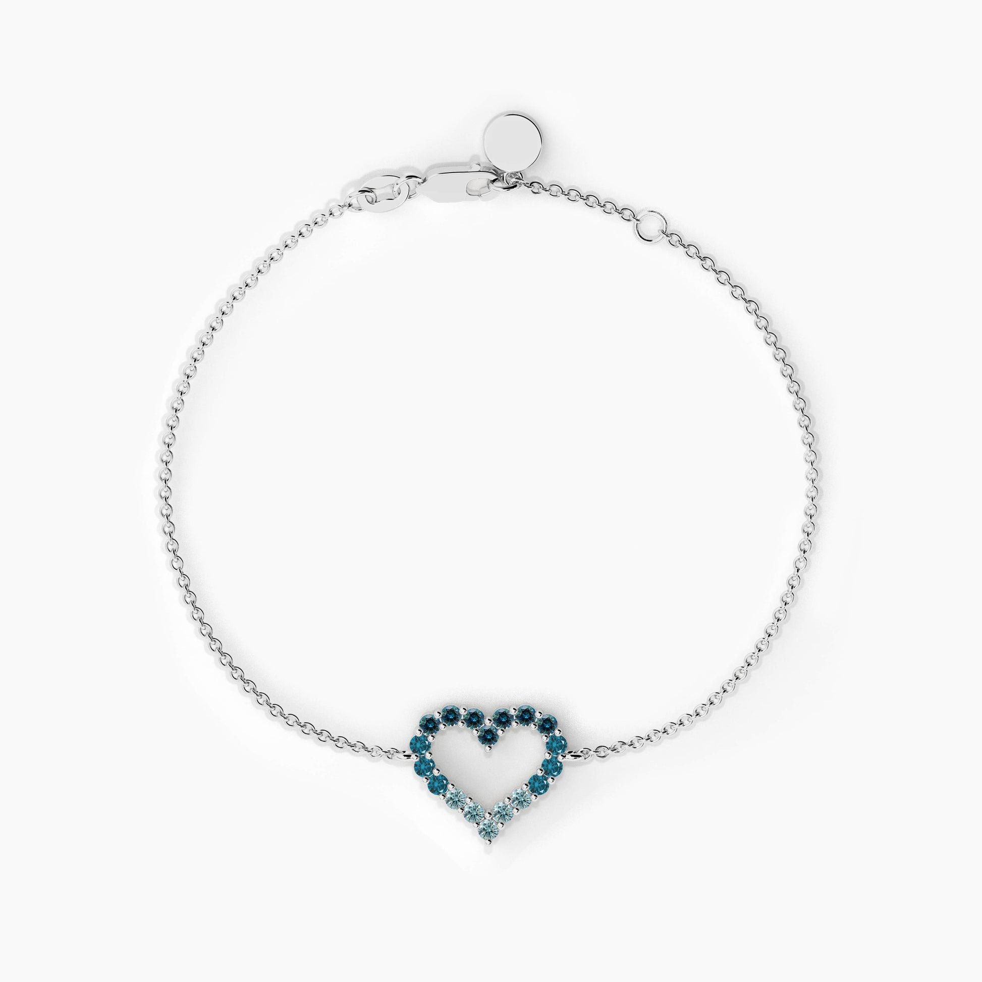 blue bracelet 925 silver