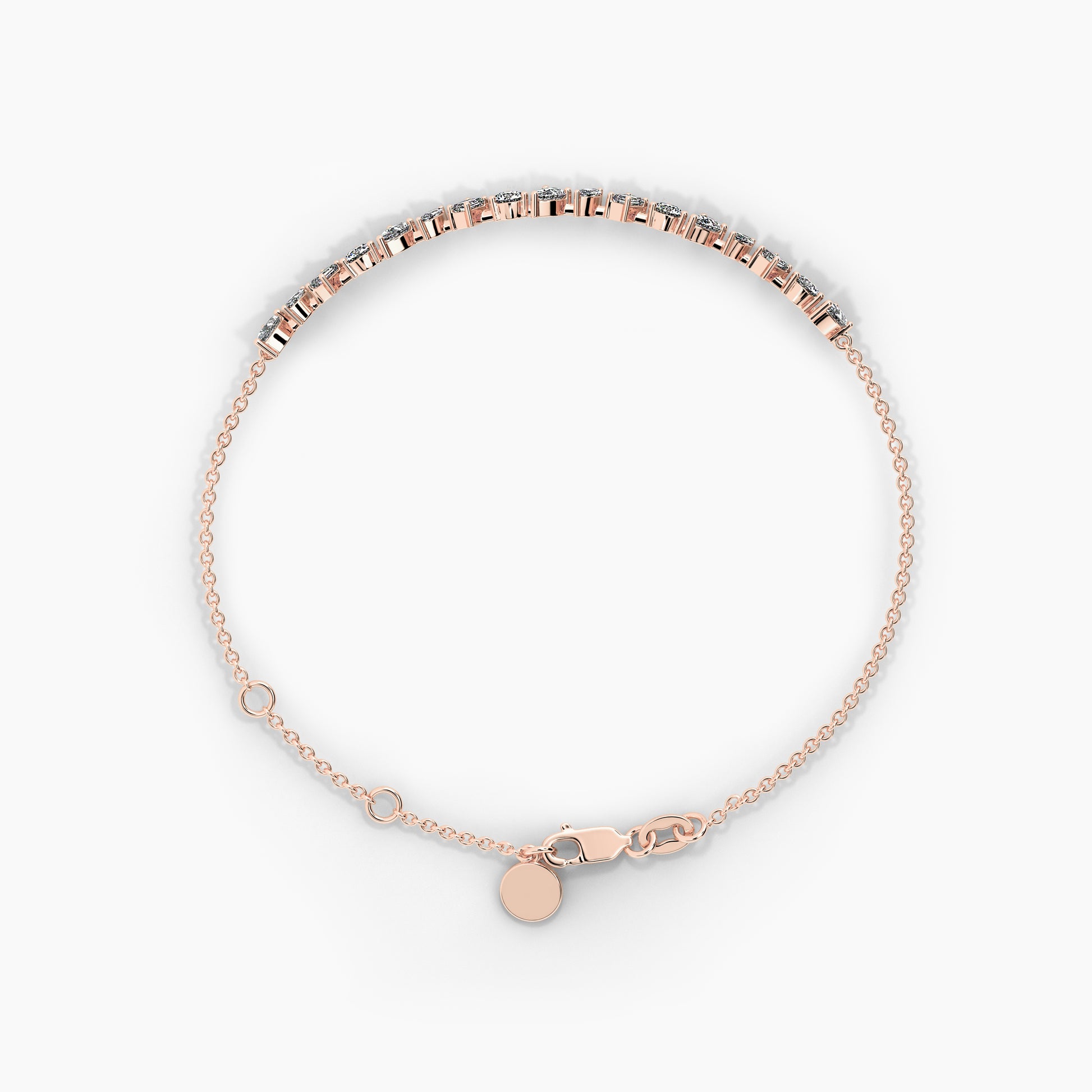 silver bracelet with stones