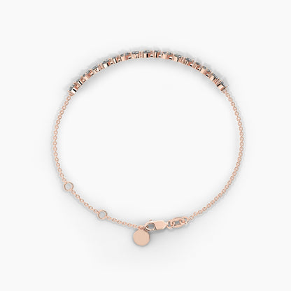 silver bracelet with stones