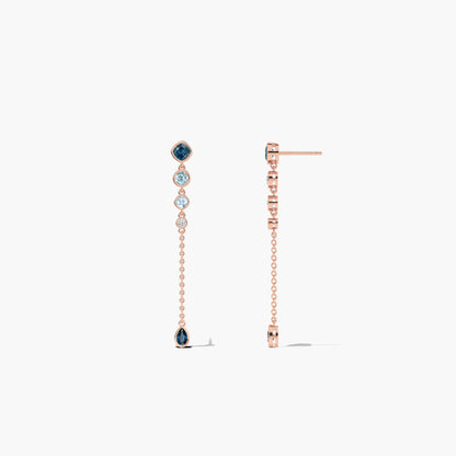 silver and gemstone earrings