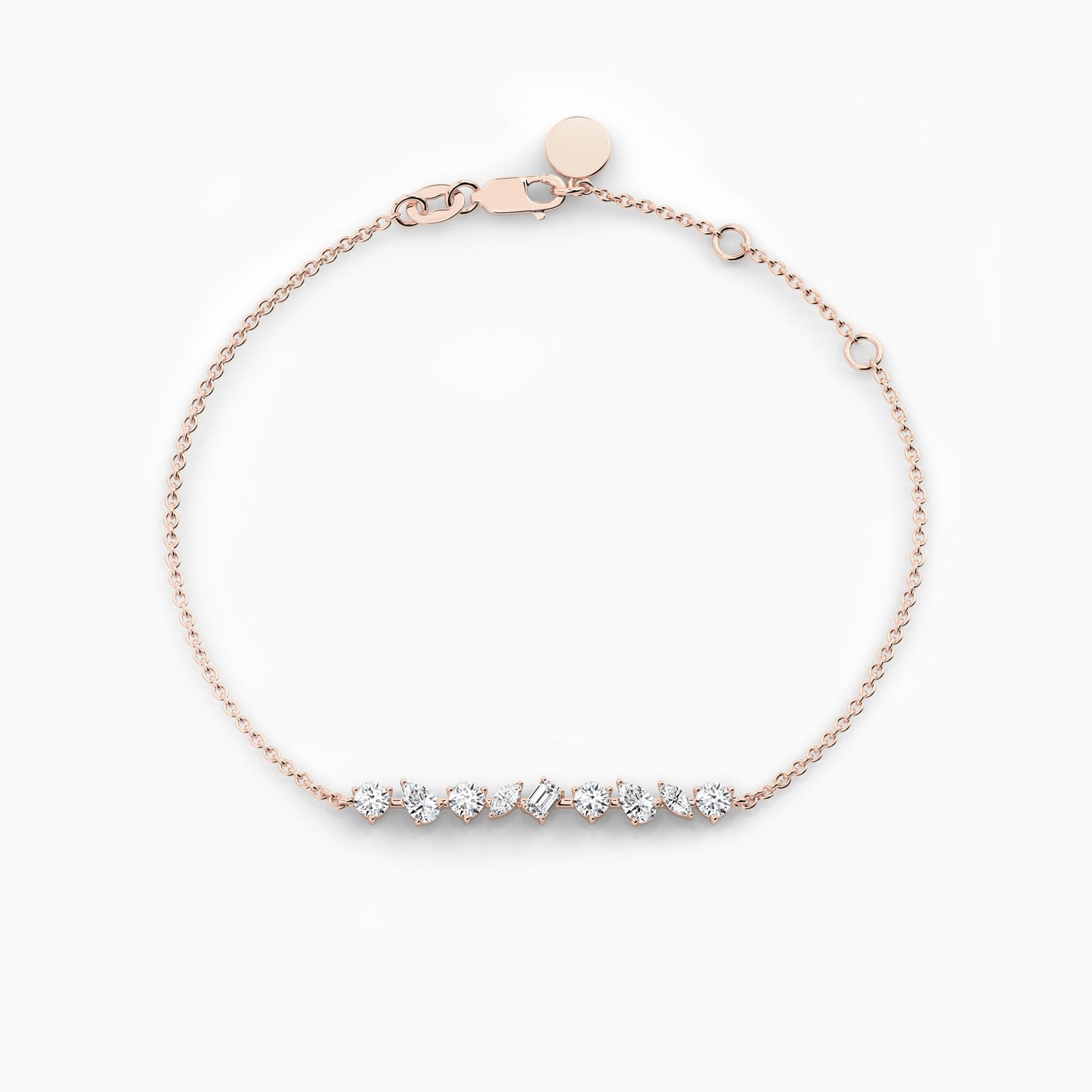 American Diamond Pure Silver Bracelet for Womens