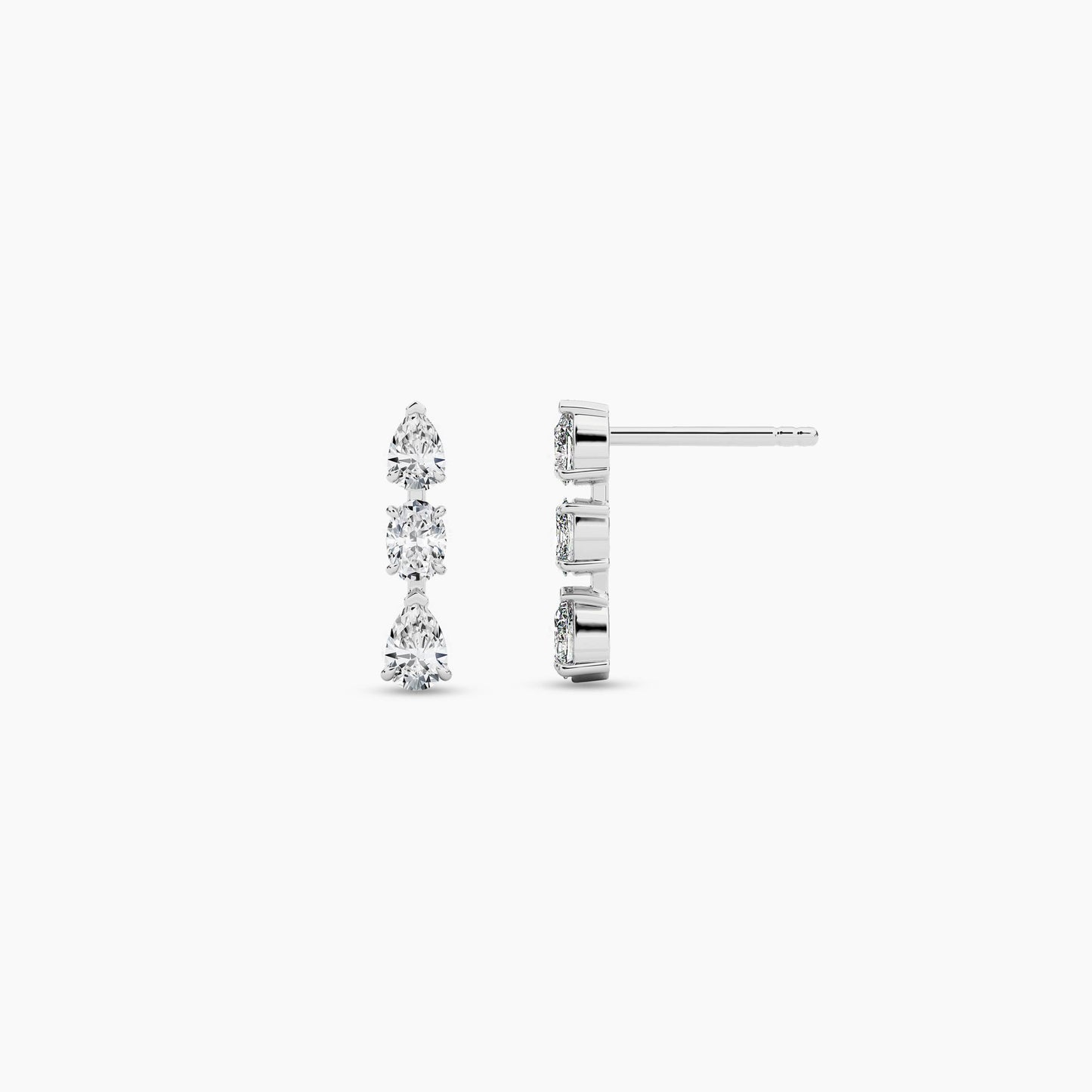 traditional diamond earrings​