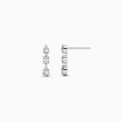traditional diamond earrings​