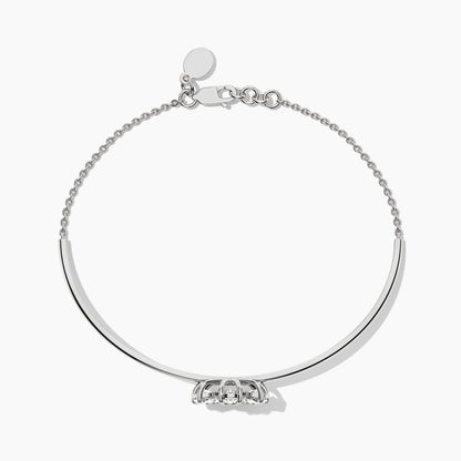 sterling silver flower bracelet