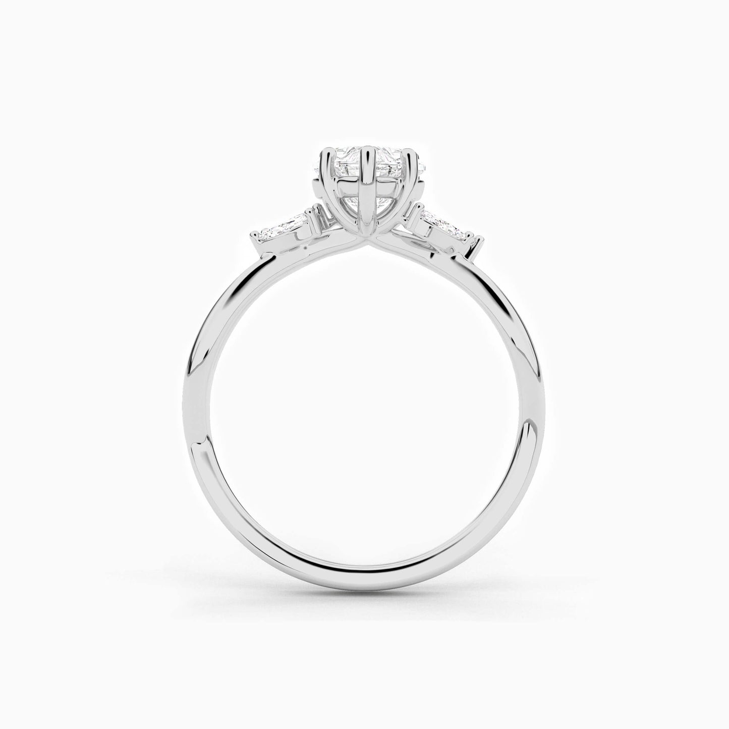 silver heart ring