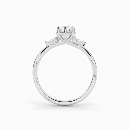 silver heart ring