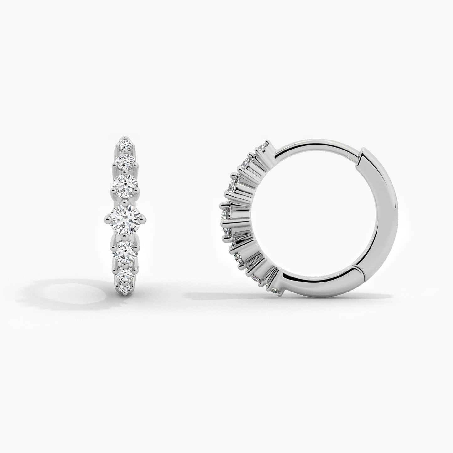 round hoop earrings