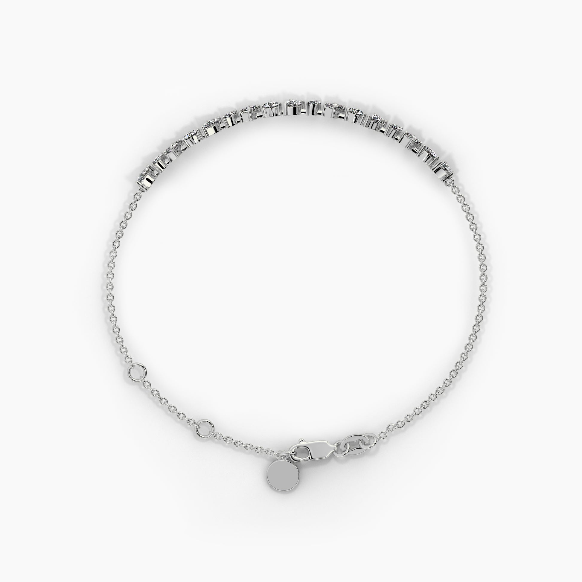 Mixed Shape Silver Bracelet