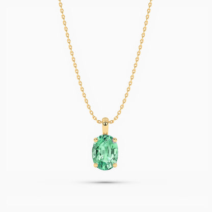 yellow gold-plated ture love pendant