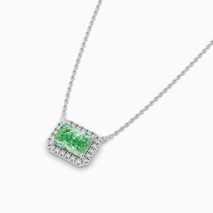 green diamond pendant