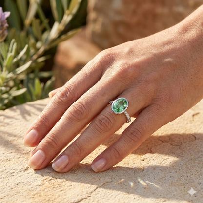green True love ring 