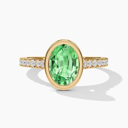 True love ring, yellow gold plating