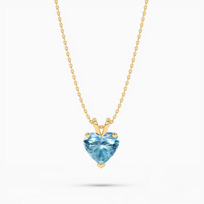 Ocean Love Small Silver Pendant Necklace