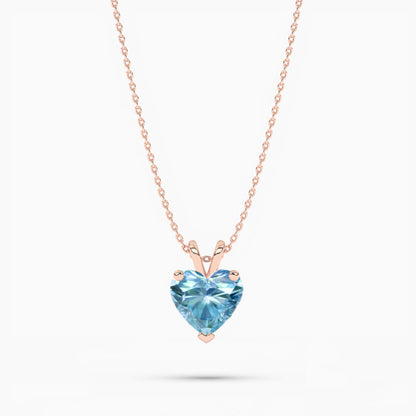 Ocean Love Small Silver Pendant Necklace