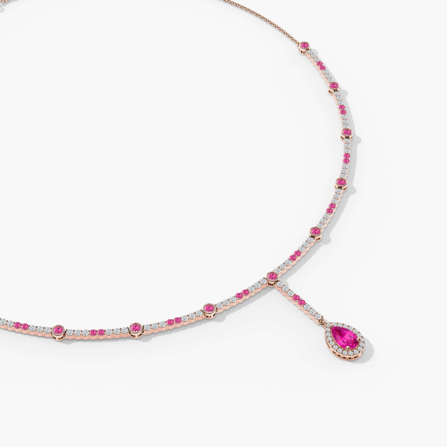 Silver Diamond Necklace