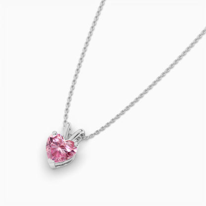 caratiro diamond heart pendant