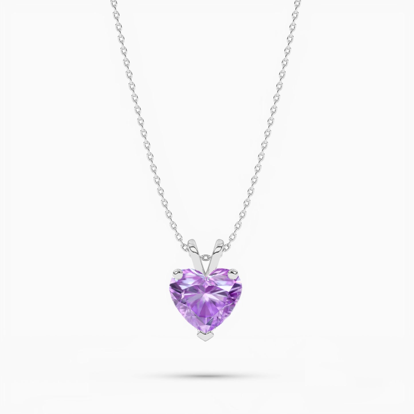 lavender-colored necklace​