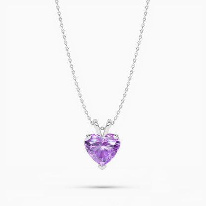 lavender-colored necklace​