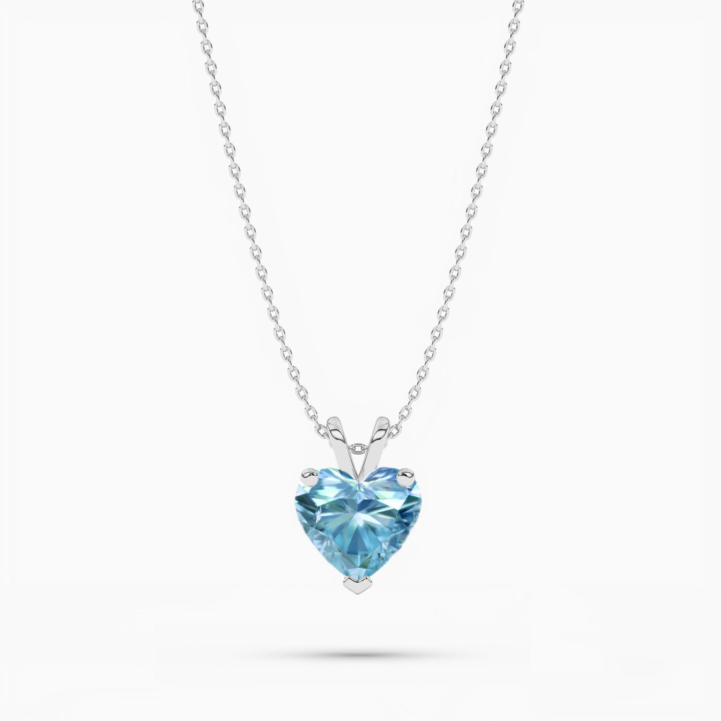 Ocean Love Small Silver Pendant Necklace