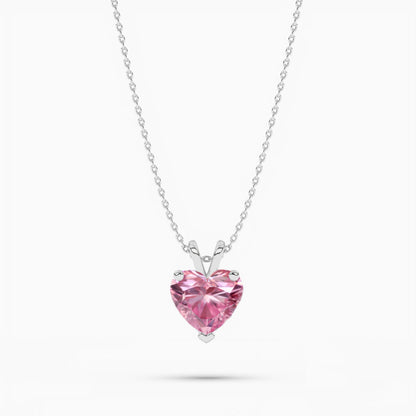 caratiro diamond heart pendant
