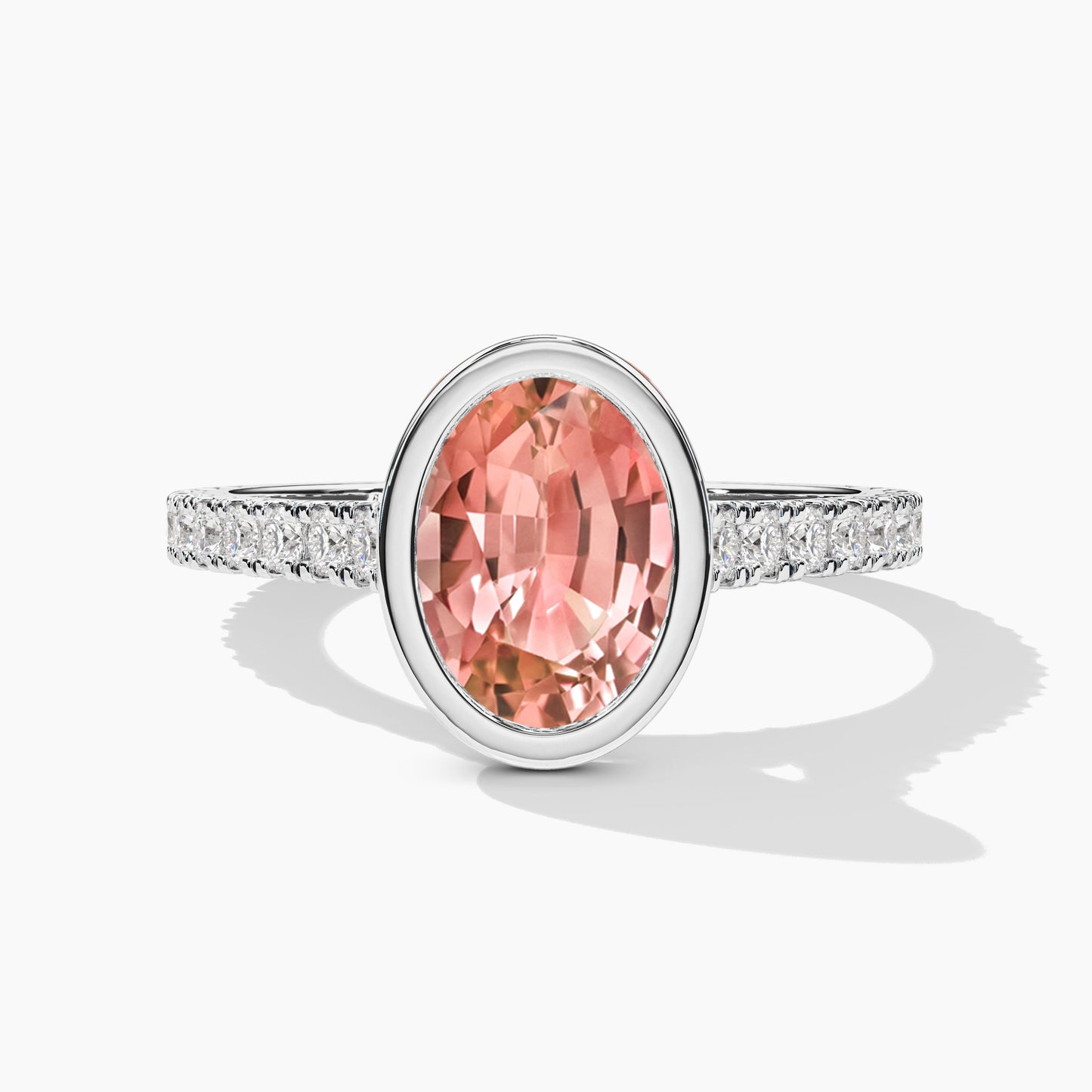 Orange diamond ring