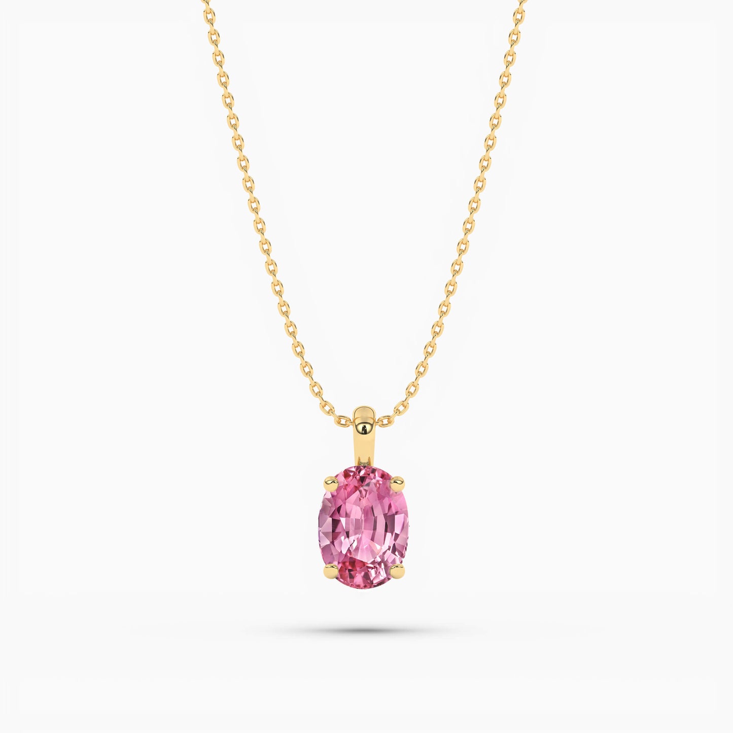 Forever love oval diamond pendant