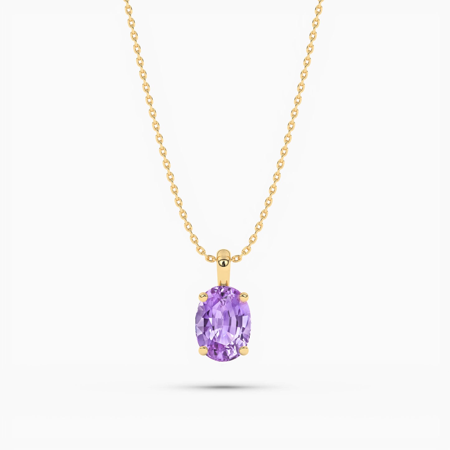 purple diamond necklace
