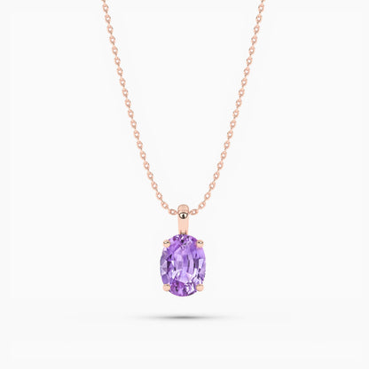 rose gold plated silver diamond necklace womens