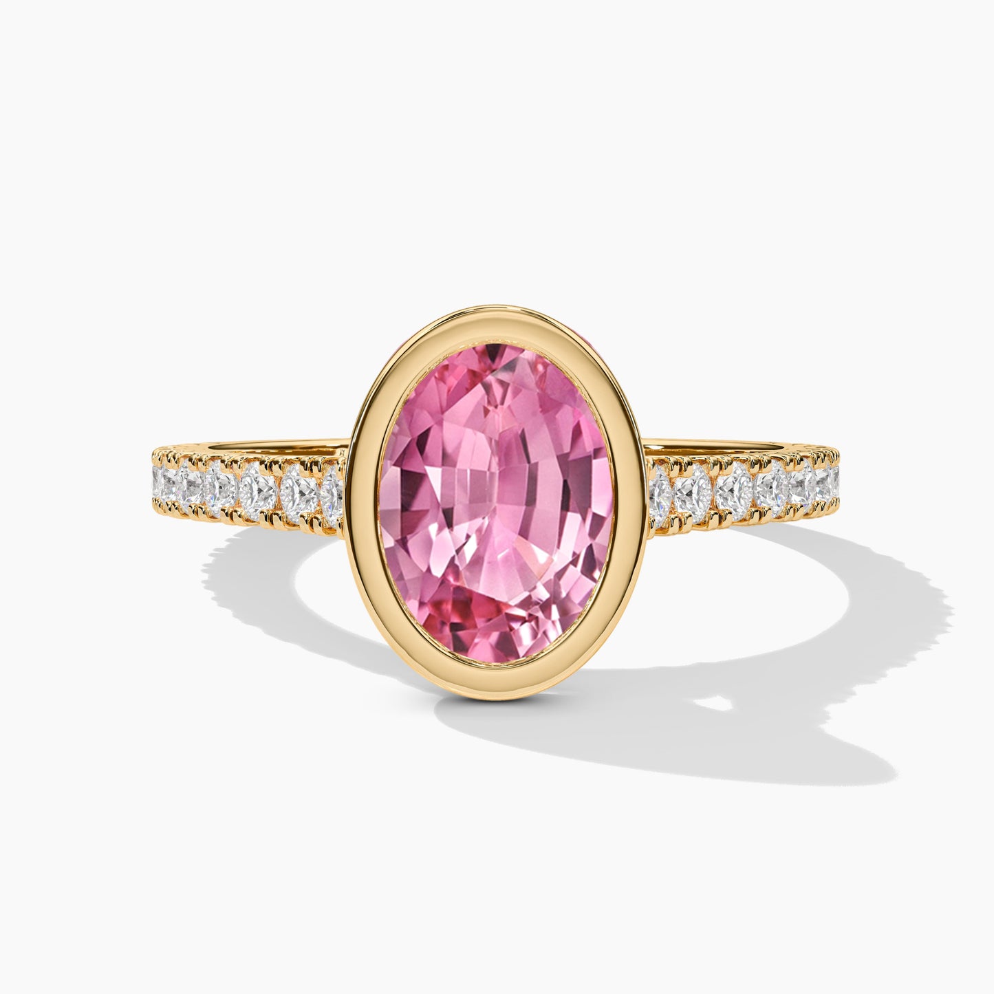Forever love ring without prong